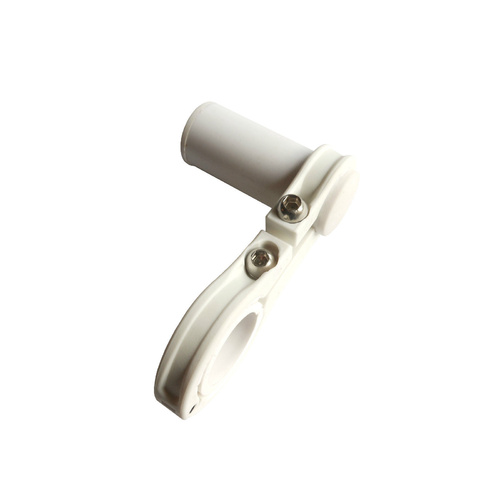 Handlebar Computer Mount Space Saver Plastic Nylon White Bevato