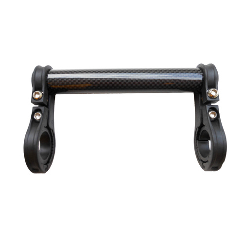 Handlebar Computer Mount Space Saver Twin Bracket  Carbon/Plastic Black BCN-204