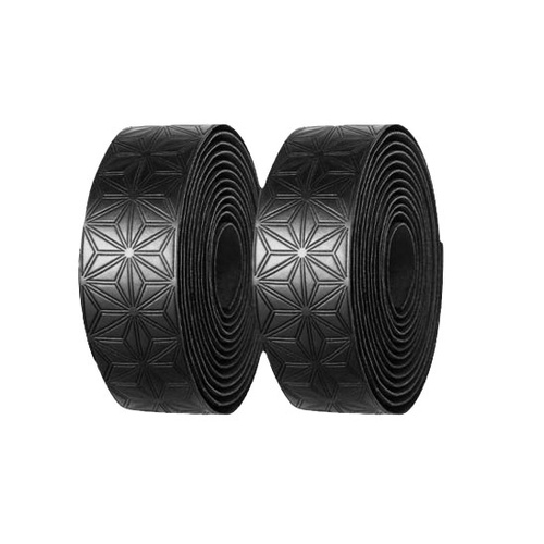 Handlebar Tape Road Gravel Soft and Grippy Self Stick Embossed Pattern Black