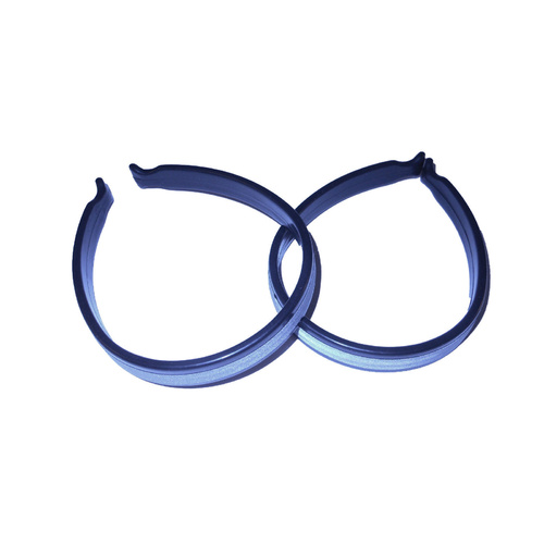 Trouser Clips (Pair) Nylon Black with Reflective Strip CB-2316R