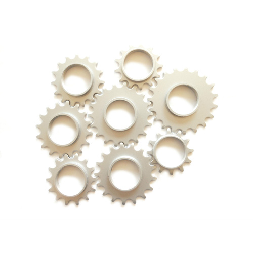 Cog Track Fixie 1/8" Cr-Mo Silver CRMO-M  Clearance 16T Only Last One
