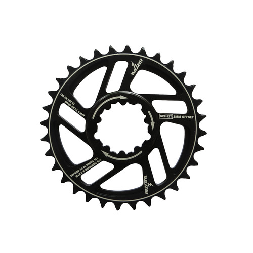Chainring Direct Mount Boost 3mm Offset 32T 7075 Wide Narrow 9-12 Spd Black