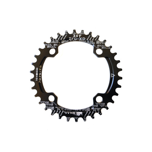 Chainring Single MTB 104BCD x 34T 7075T6 CNC Wide Narrow 9,10,11,12 Speed Snail