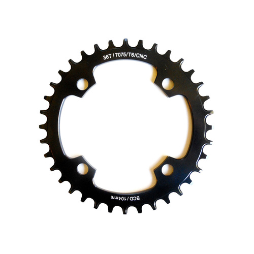 Chainring Single MTB 104BCD x 36T 7075T6 CNC Wide Narrow 9,10,11,12 Speed Shun
