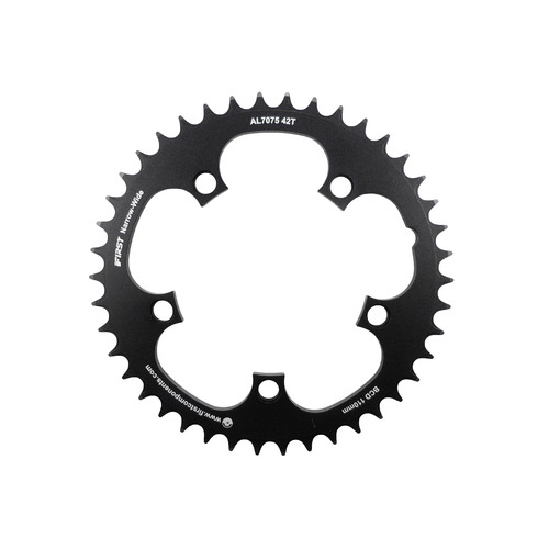 Chainring Single CX 110BCD x 42T 7075 T6 CNC Wide Narrow 1 x 9,10,11 Speed First