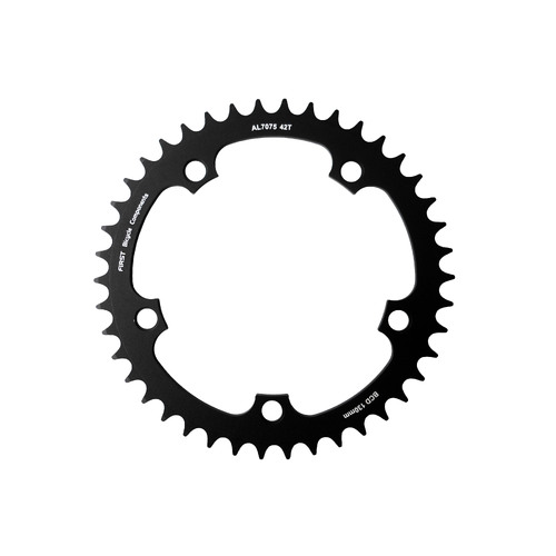 Chainring Track Single Fixie 7075 T6 130BCD x 1/8 x 42T First R-RT1