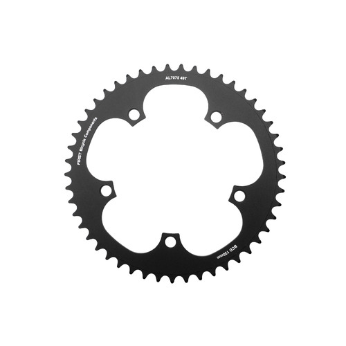 Chainring Track Single Fixie 7075 T6 130BCD x 1/8 x 49T First R-RT1