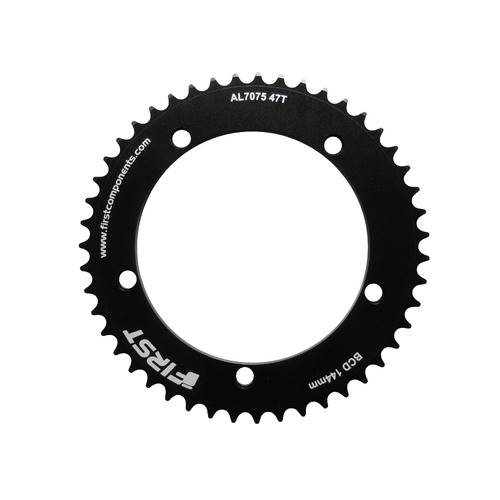Chainring Track Single Fixie AL7075 144BCD x 1/8 x 47T First R-DT2