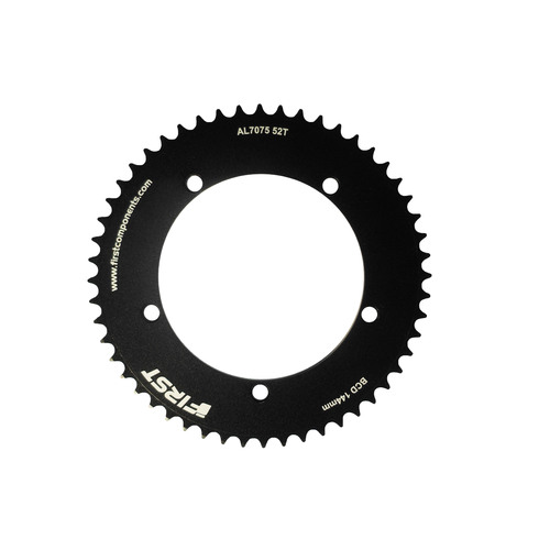 Chainring Track Single Fixie AL7075 144BCD x 1/8 x 52T First R-DT2