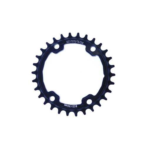 Chainring Single MTB 96BCD x 30T 7075T6 Asymetric Wide Narrow 9 - 12 Speed Shun