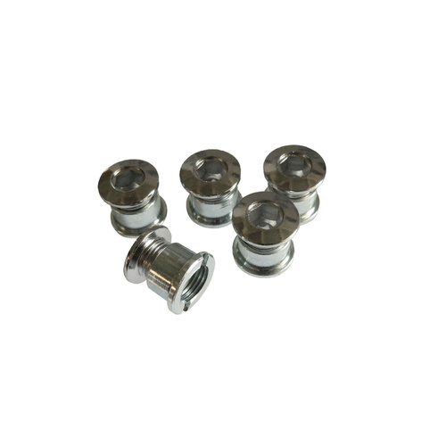 Chainring Bolt Set Single X-Short 3.0mm Steel Chrome Saint