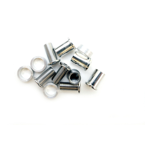 Chainring Bash Guard Bolt and Spacer (Set of 4) Chrome Shun