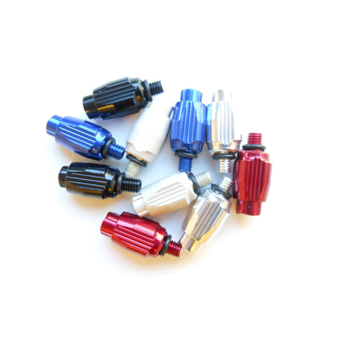 Gear Cable Down Tube Adjusters Anodised Alloy Road Bike Pair CL4201 (CS38)