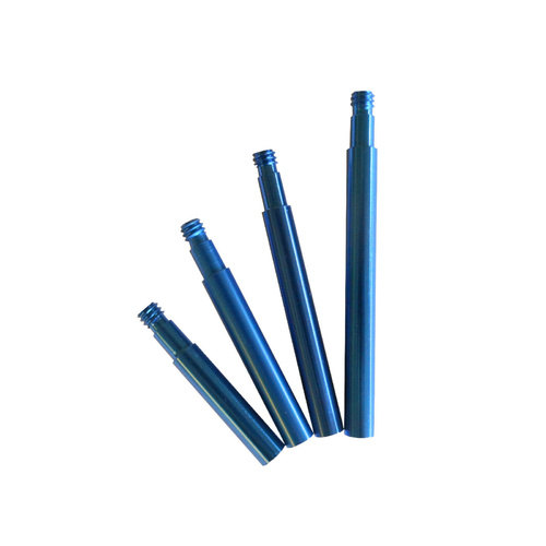 Valve Extensions Extenders Presta CNC Anodised T-Type Pair 4 Sizes Blue Celt