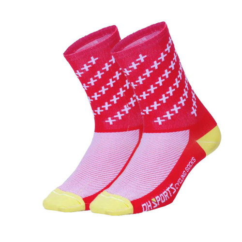 Socks Cycling Summer Breathable EU 39 - 46 DH Sports Red Cross