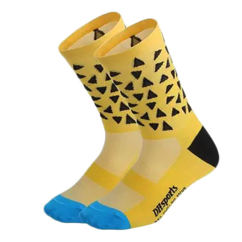 Socks Cycling Summer Breathable EU 39 - 46 DH Sports Orange Triangle