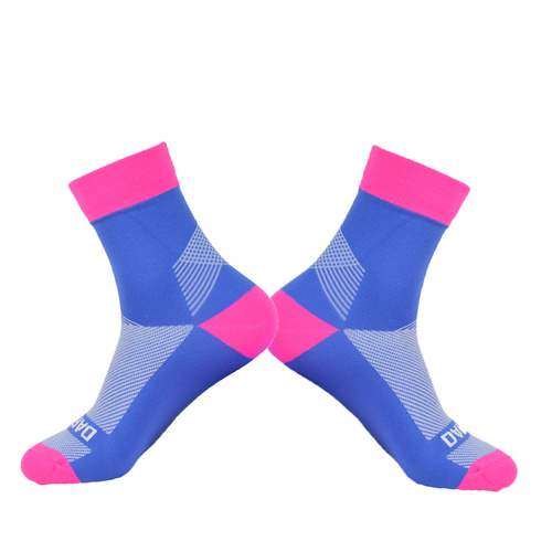Socks Unisex Breathable Darevie Blue/Pink 38 - 45