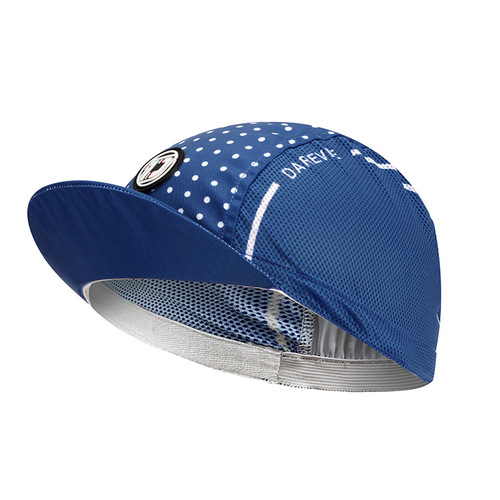 Cycling Cap Light Weight Darevie Blue/White Spots DVA040