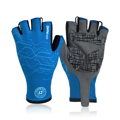 Gloves Mens Darevie Lycra/Arama TT/Aero Blue DVG004