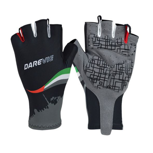 Gloves Mens Darevie Lycra/Arama TT/Aero Black/Italian Stripes DVG004