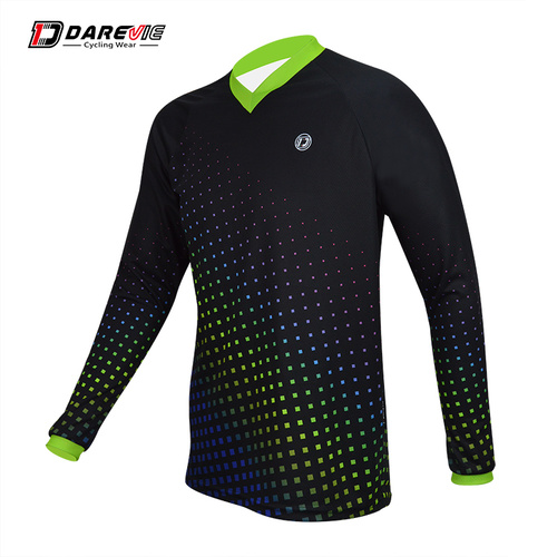 Jersey MTB Downhill Baggy Long Sleeve Mens Darevie Black DVJ089