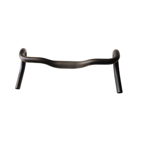 Handlebar Alloy 6061 Road Gravel Riser Flared 39cm-45cm x 31.8mm FMFXTR Black