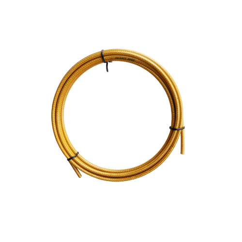 Gear Cable Set MTB/Road with Slick Stainless Mars One Braided Gold 