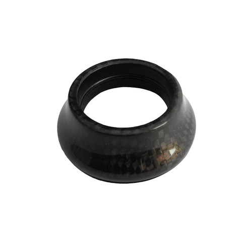 Carbon Headset Spacer 3k Tapered - Conical 15mm x 1-1/8" Gloss Prestine