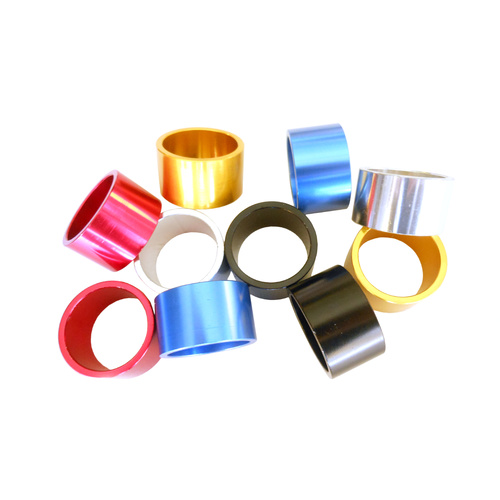 Headset Spacer Set Budget 1-1/8" x 20mm x 34mm Anodised (set of 2)