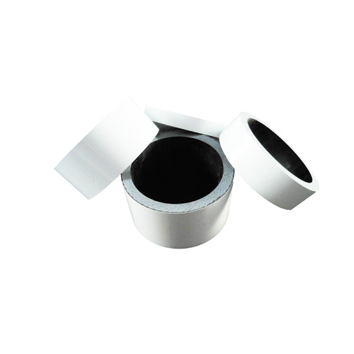 Carbon Headset Spacer Set 1-1/8" x 50mm Gloss White Painted Finish Bevato