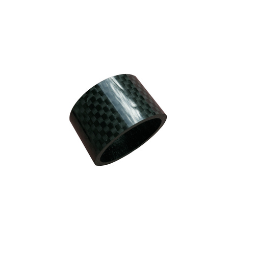 Carbon Headset Spacer 20mm x 1-1/8" x 34mm 3k Weave Gloss Bevato