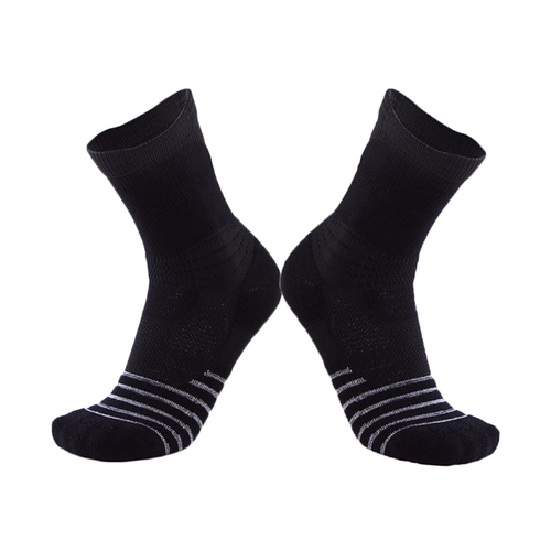 Socks Unisex 6" Winter Cotton Cycling Sports 41-47 Black/White