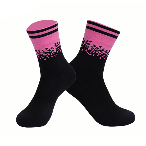 Socks Unisex Breathable MCYCLE Black/Pink 38 - 45 MP007