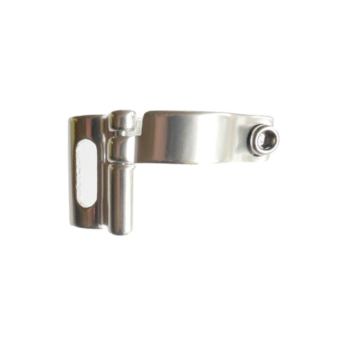 Derailleur Clamp Adaptor Anodised Alloy Silver 3 Sizes Available MT-87 Coloury
