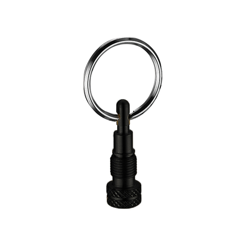 Valve Adaptor Key Ring Presta to Schrader Aluminium Anodised Black Mr Control