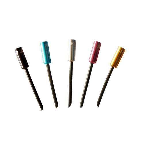 Brake Cable Ferrules Aluminium Mars One 5.1mm Tailed OAC51165 (4 pack)