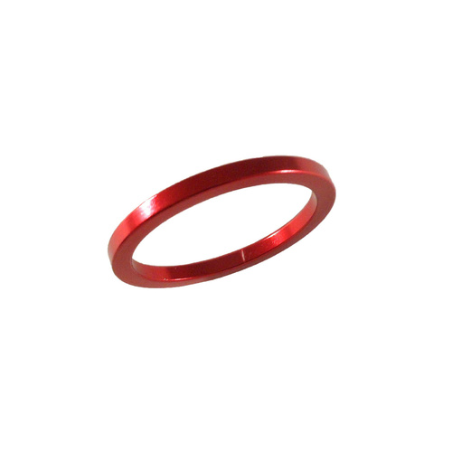 Headset  Spacer 1-1/8" x 3mm x 35mm Anodised Red Prestine PT67A