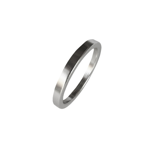 Headset  Spacer 1-1/8" x 3mm x 35mm Anodised Silver Prestine PT67A
