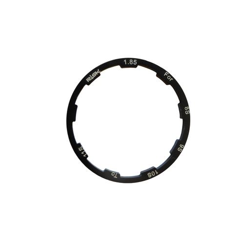 Cassette Spacer Shimano Pattern 10 Speed Cassette to 11 Speed 1.85mm RA107 Black