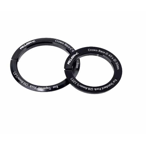 Headset Crown Race Reducer Set Anodised 1.5" x 1-1/8" x 4.6mm Risk RA133-1