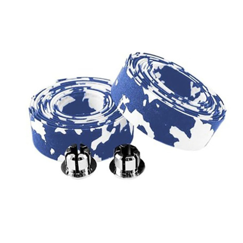 Handlebar Tape EVA Soft Foamed Marble Blue/White Non-stick Saint