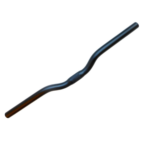 Handlebar Fixie Riser Alloy Anodised 52cm x 25.4mm Black Matt SBHB-003