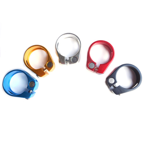 Seat Post Clamp Alloy 7075 T6 Anodised 34.9mm Five Colours Celt