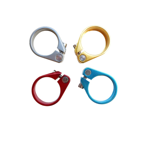 Seat Post Clamp Alloy Anodised 34.9mm Dorcus Gold only SCA0235 Clearance