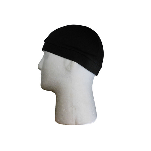 Skull Cap Micro Mesh Lightweight Breathable Stretch Fit JRD Black 