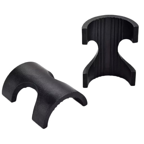 Handlebar Reducer Shims Alloy 31.8mm to 25.4mm Anodised Black 2 Piece FMFXTR