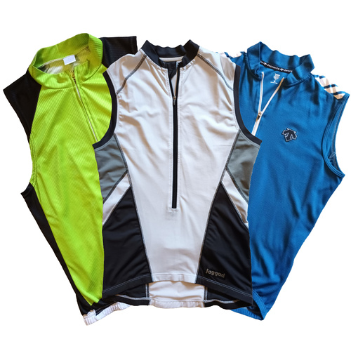 Jerseys Sleeveless Mens Small-Medium three pieces used