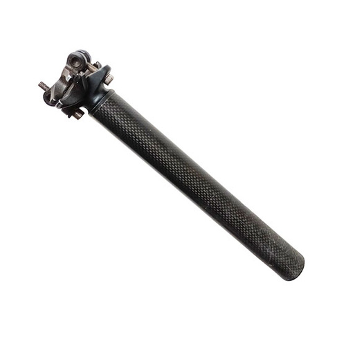 Seat Post Pillar 31.6mm x 350mm 3k Carbon Dorcus Pro Black Used