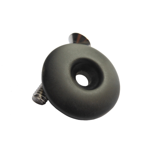Head Stem Cap Carbon UD Matte Finish with Stainless Screw 1-1/8" 