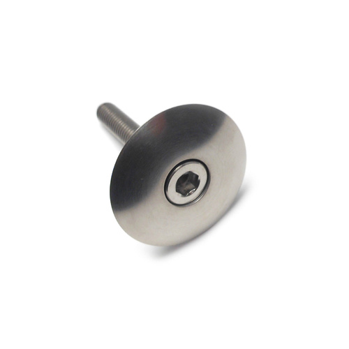 Stem Cap Titanium with Titanium Screw 1-1/8" Tiremet TCS118